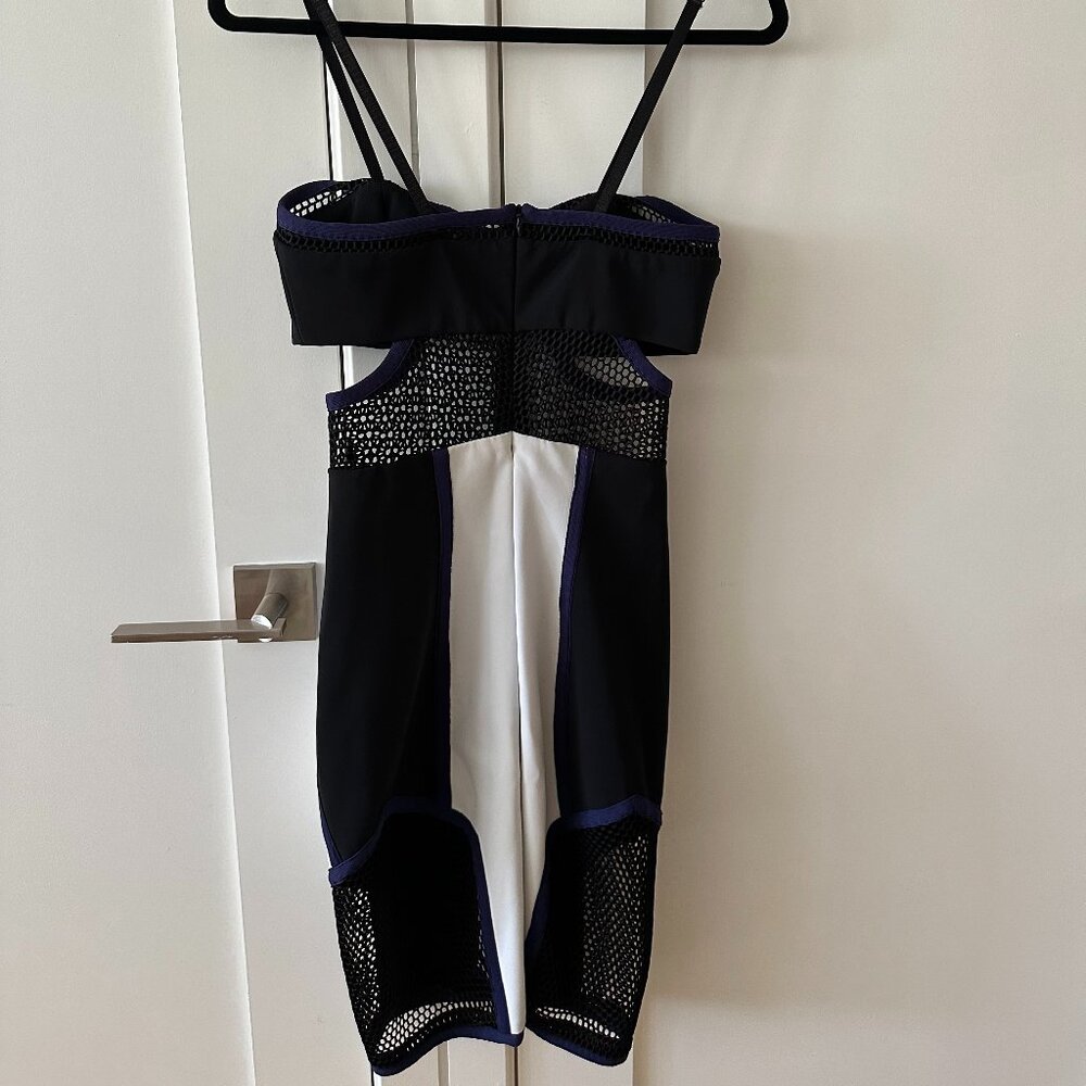 Jonathan Simkhai Colorblock Pattern Mini Dress - image 5